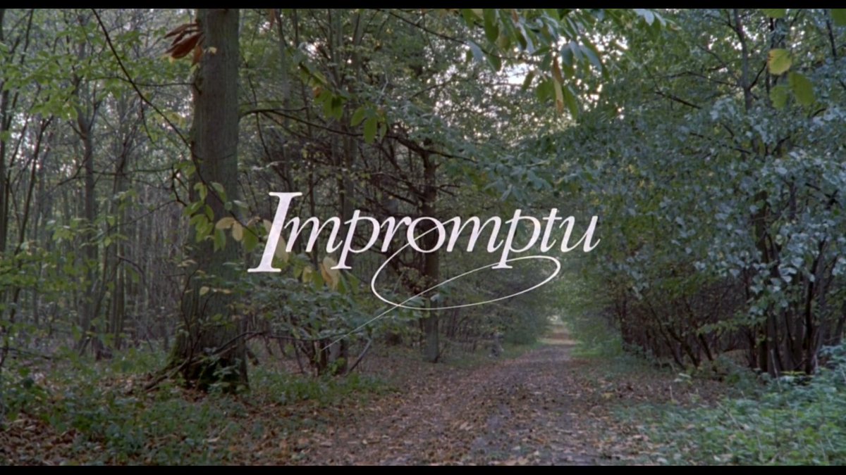 Impromptu (James Lapine, 1991)

Title designer: Daniel Marchetti