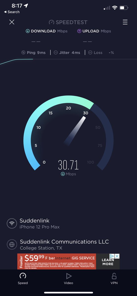 ⁦<a href="/Suddenlink/">Suddenlink (is now Optimum)</a>⁩ I'm paying for 400mb. Standard Suddenlink coming through. Bill should be $10 max. New providers welcome!! #takeownership