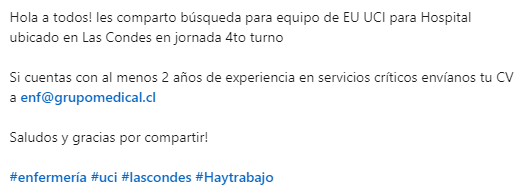 Oferta Laboral
Solo comparto por ayudar.
comparta #haypega