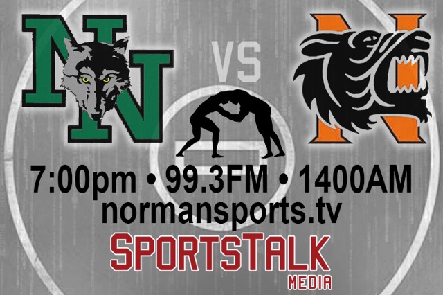 Tuesday night we will have the T-Wolves and Tigers wrestling live from Norman High.  You can watch it live on normansports.tv starting at 7pm.