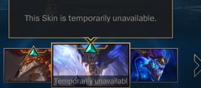 Hey <a href="/draggles/">Ben Forbes</a> I am not sure if you have the answers I seek, but why is my Boi's skin unavailable? Its my fav skin I didn't read any patch about it having issues.