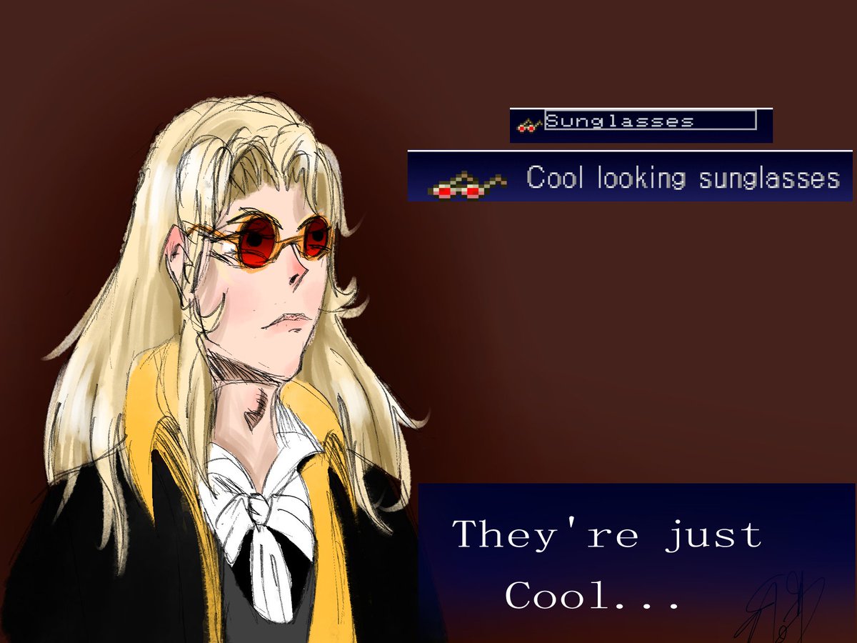 Just my cool bro Alucard with his cool looking sunglasses.
😎👌
😳🕶️👌

#fanart #Fanarts