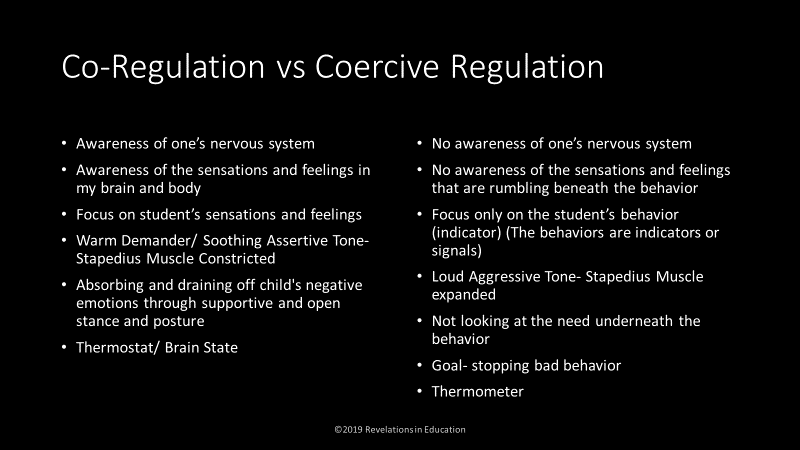 desautels_phd's tweet photo. At the heart of the new lens for discipline in our schools is our biological imperative -co-regulation! We are social creatures! Maybe the pressures on educators &amp; parents have created a militant presence! We've forgotten to listen to our nervous systems &amp; those of our children! https://t.co/jdeWbqDYr0