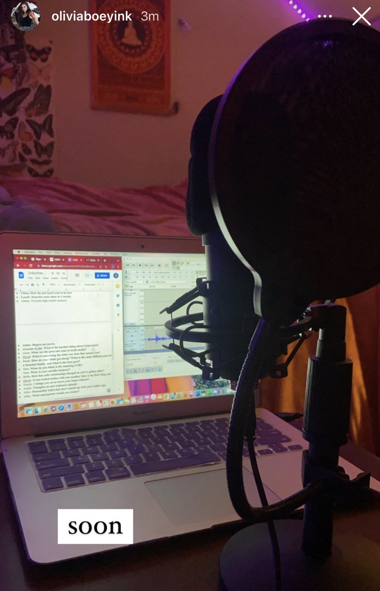 OhHello2u's tweet photo. Can’t wait ❤️ #podcast #unbotheredish https://t.co/zBObNN0tJ6