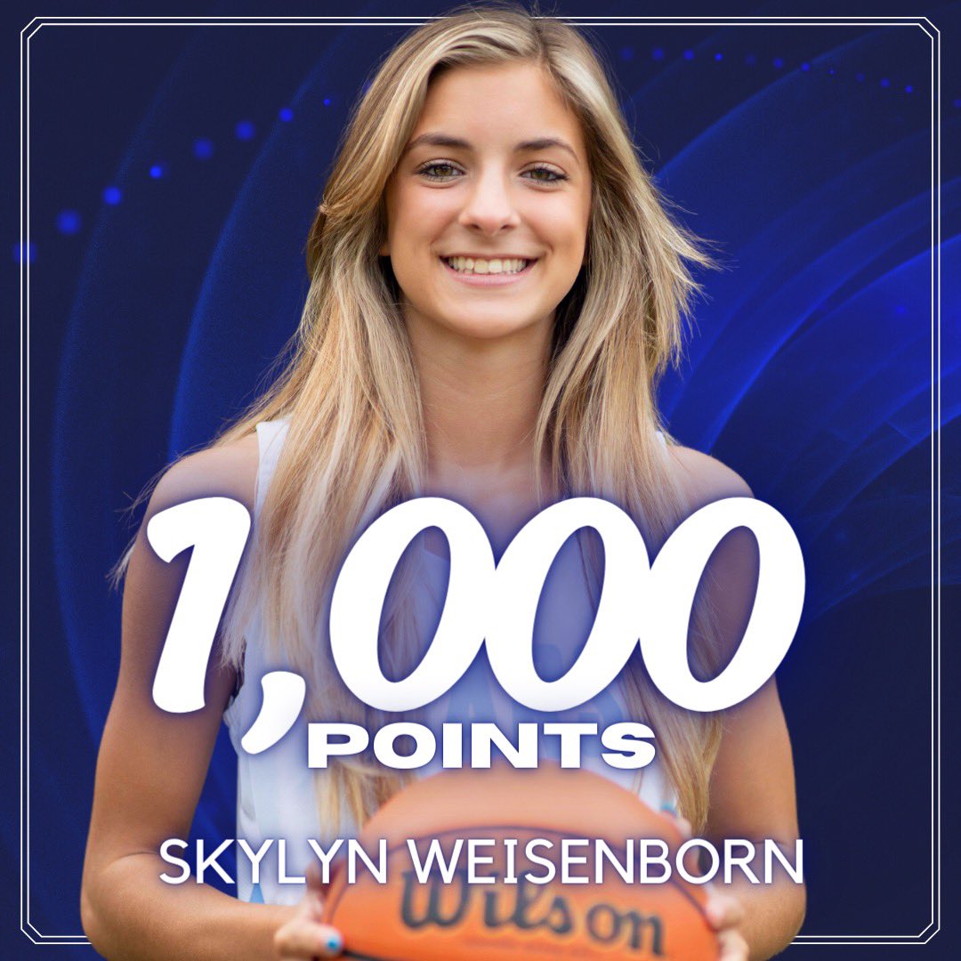 St. Agnes Basketball (@saastarsbball) on Twitter photo ✨Congratulations to <a href="/SkyWeisenborn/">Skylyn Weisenborn 💫2022</a> on reaching 1,000 points! Sky led the Stars with 18 in tonight’s 69-25 win over Mitchell. We are proud of you, Sky!✨ ✨Congratulations to <a href="/SkyWeisenborn/">Skylyn Weisenborn 💫2022</a> on reaching 1,000 points! Sky led the Stars with 18 in tonight’s 69-25 win over Mitchell. We are proud of you, Sky!✨
