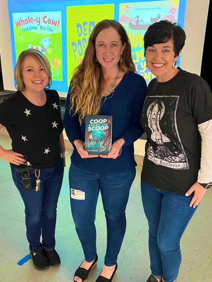 MWork_CoveyFLCP's tweet photo. Thank you @TarynSouders for two awesome assemblies for our students @SSESBlackBears as we kicked off #FLCelebratesLiteracy @lakeschools and for judging our @Tropicana speech contest! @TrishPurdham https://t.co/QxG0ahtjU3