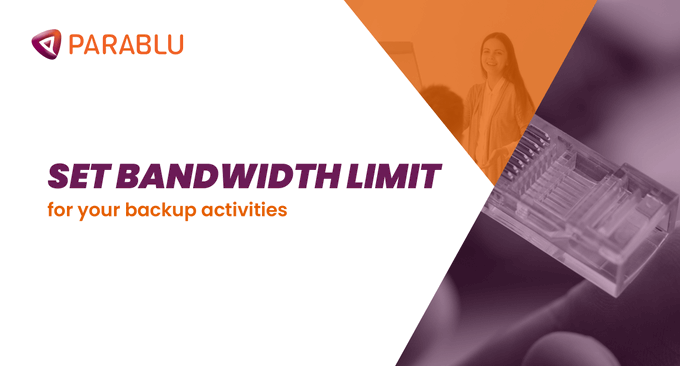 ParabluInc's tweet photo. How to enable #BandwidthThrottling for your backups using  #BluVault - https://t.co/E2vlBDjqmL

#DataBackup #DataProtection https://t.co/b20qrUtCp1