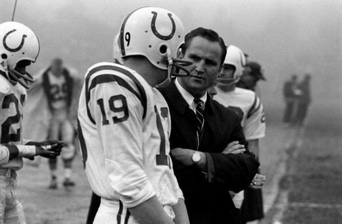 Tom's Old Days on X: '“Old Days”Don Shula and Johnny Unitas talk on the  Colts sideline during a late 1960s game.#NFL #Colts #Baltimore #1960s  #RIPDonShula  / X