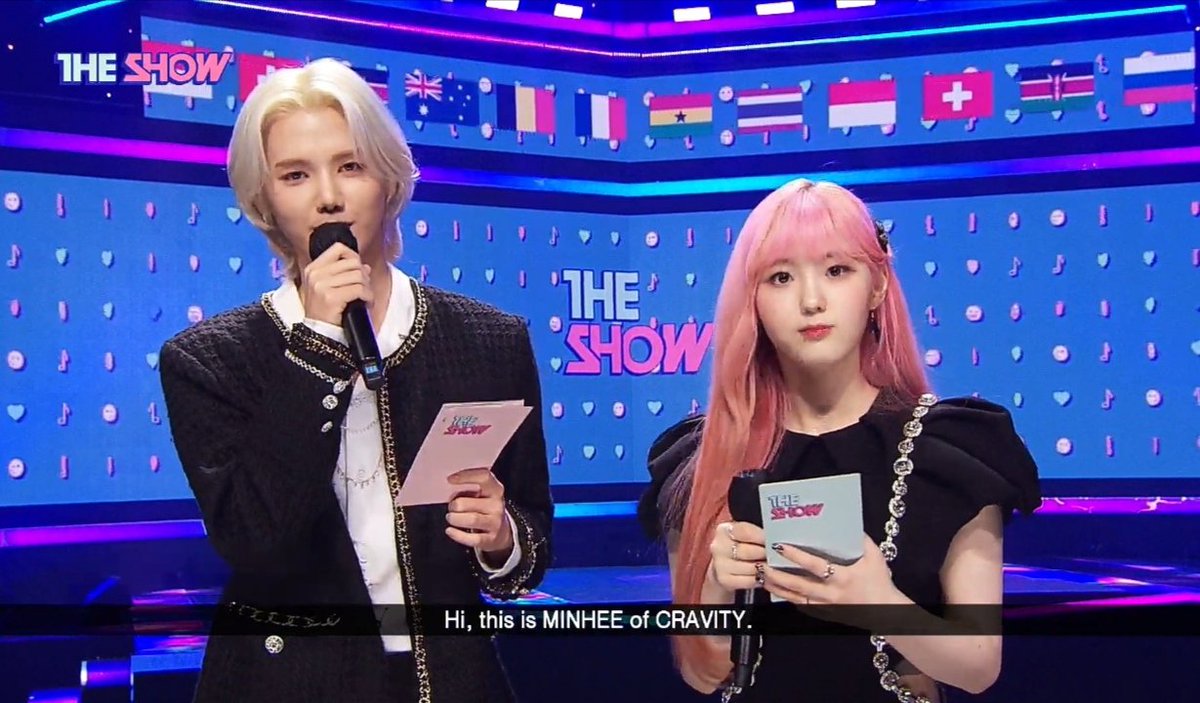 STARSHIP_CRVT's tweet photo. [PHOTO] 220125 

MC Minhee on today’s THE SHOW!

CLASSIC MC MINHEE
@CRAVITY_twt @CRAVITYstarship #CRAVITY #크래비티 #MINHEE #민희 #CRAVITY_MINHEE #MCMINHEE https://t.co/Oin809v3d6