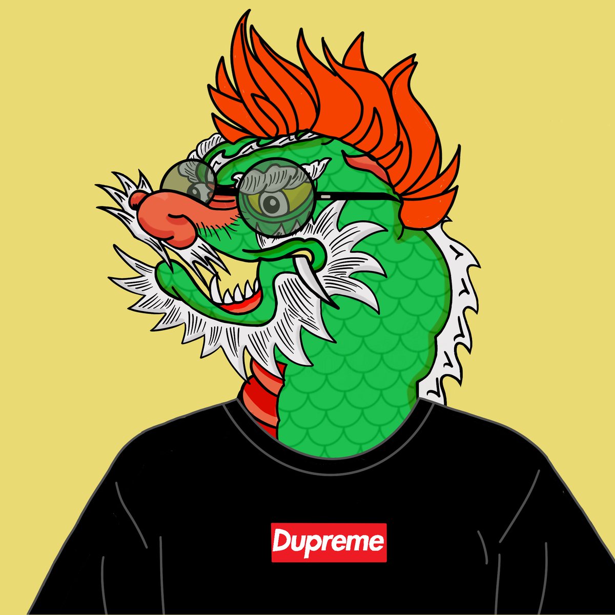 Good morning NFT community! Check out my new t-shirt hehe am I cool now? 😎

#supreme #NFTCommunity #NFTs #Solana #LFG