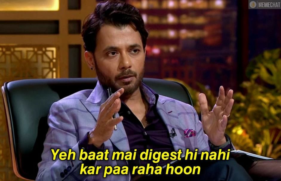 dishasatra's tweet photo. When my parents ask me to marry asap so my younger siblings can marry their boyfriends/girlfriends:
#SharkTankIndia #SharkTank
@AnupamMittal @ShaadiDotCom https://t.co/sxUq5dhFwi