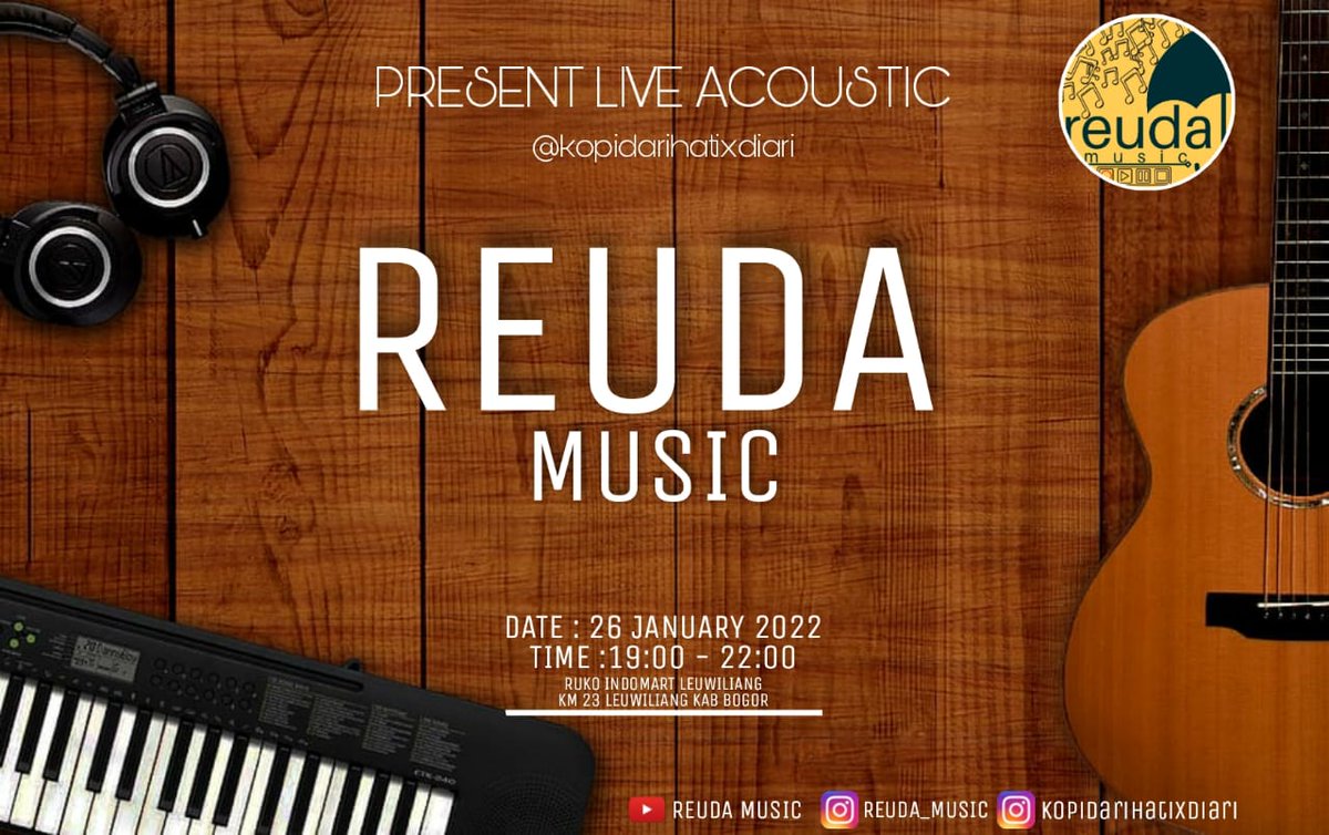 Reuda_official's tweet photo. Besooooook yang ga kemana-mana boleh mampir teman-teman,gratissssss... https://t.co/2pOJXsSVMX