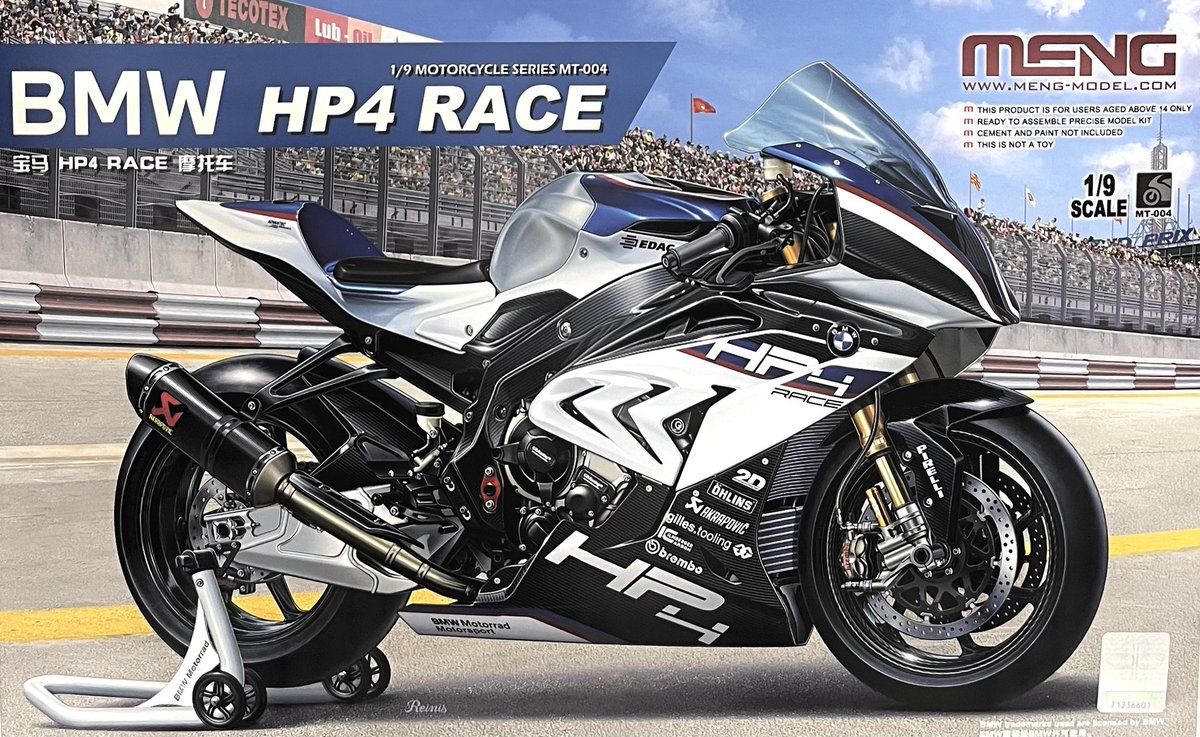 Meng Model : MT-004

BMW HP4 Race

1/9😊👍🏼