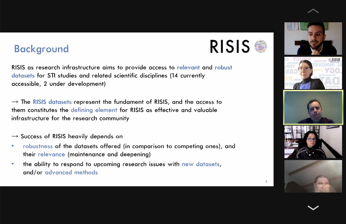 risis_eu's tweet photo. 🆕#RISISweek – 25 January #2Day
✅#Researchers of the #STI community, coordinated by @UGustaveEiffel
🧑🏻💻Exploring #datasets developments
@ThScherngell @AITtomorrow2day is illustrating the work done so far 🤝
🔝Increasing access requests for using #RISISresources‼️ https://t.co/u1yOQ5nWzy