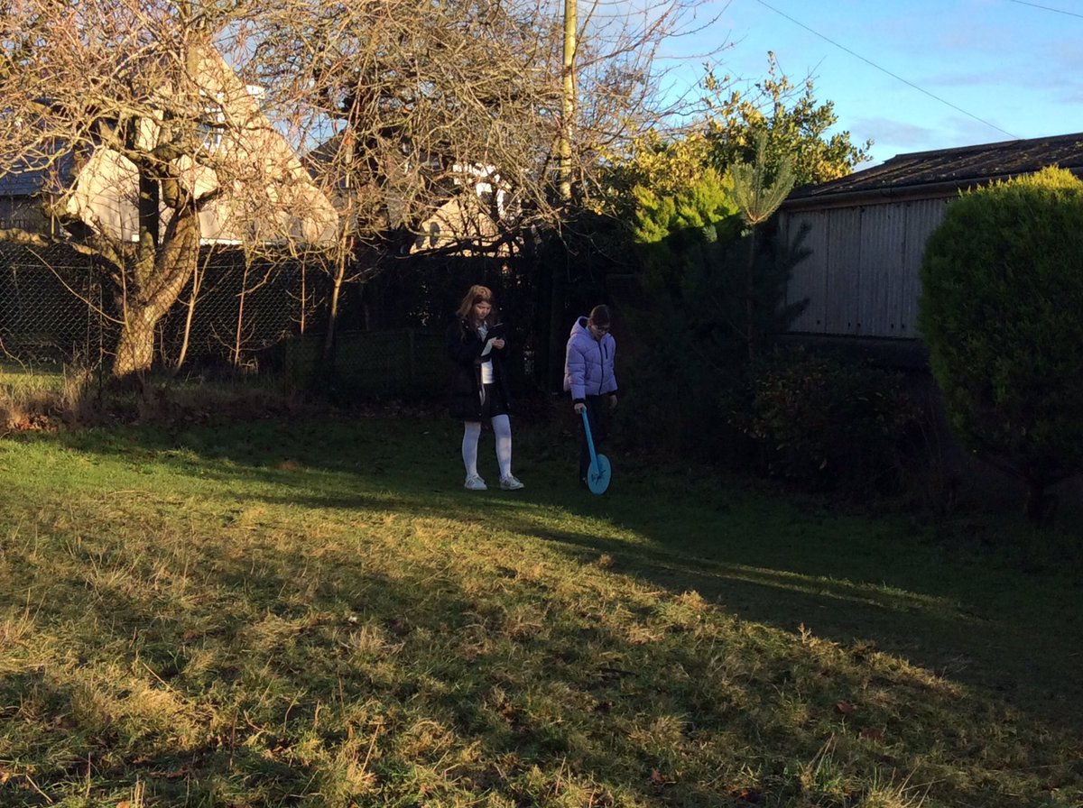 We were using trundle wheels today to measure the perimeter of The Woodies for our Outdoor Learning. It was not an easy task! <a href="/SchoolBroomhill/">BroomhillSchool</a> 🌳🌱🌿🍃🍁🍂