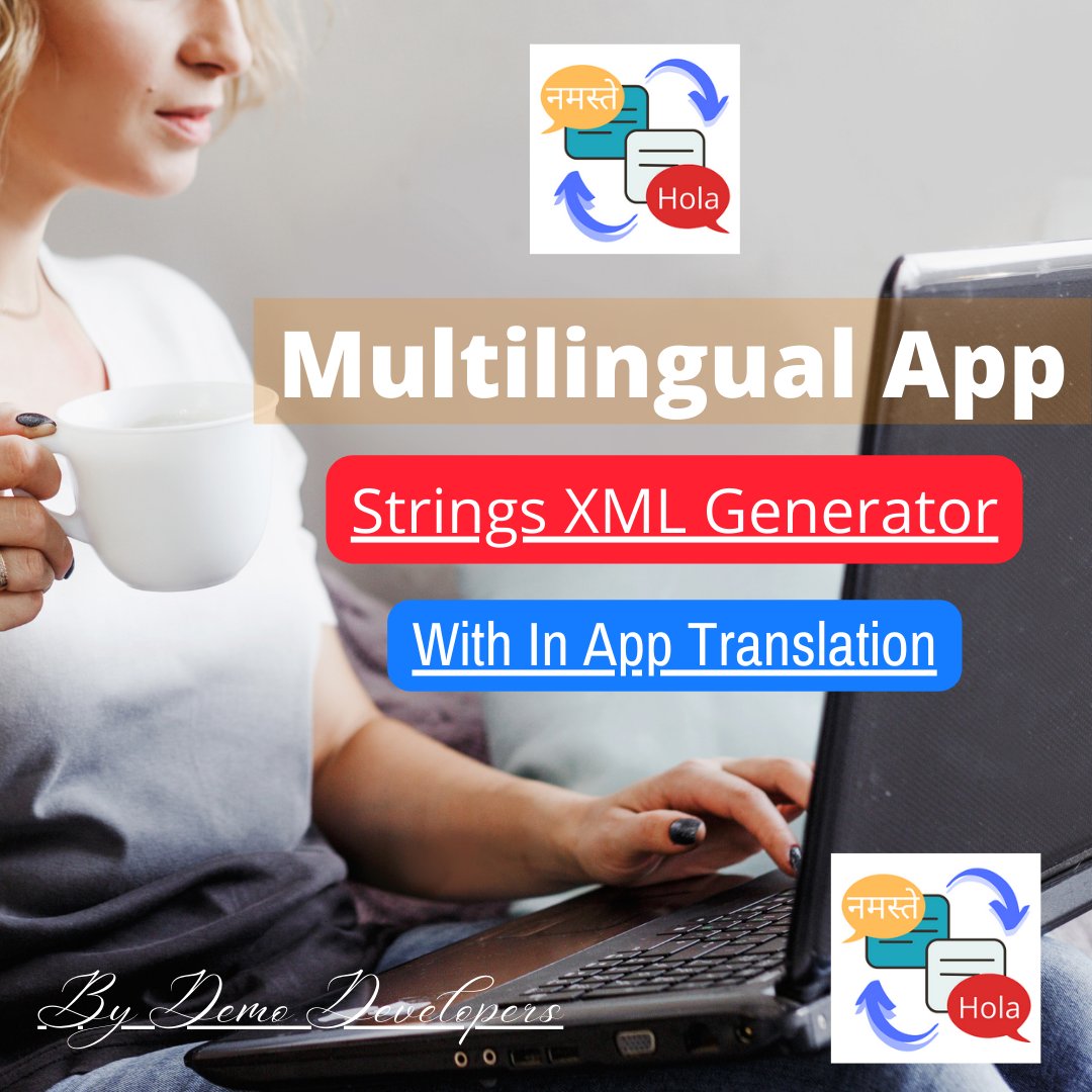 DemoDevelopers's tweet image. Multilingual App For Android - Strings XML Generator 2022

Easily Generate Strings XML file For Your Android With In App Translation. Get Multilingual App Free Trial Now.

microsoft.com/store/apps/9NZ…

#MultilingualApp #DemoDevelopers #Android #Localization #Translation