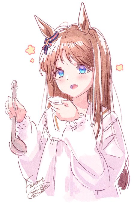 「holding spoon spoon」 illustration images(Popular)