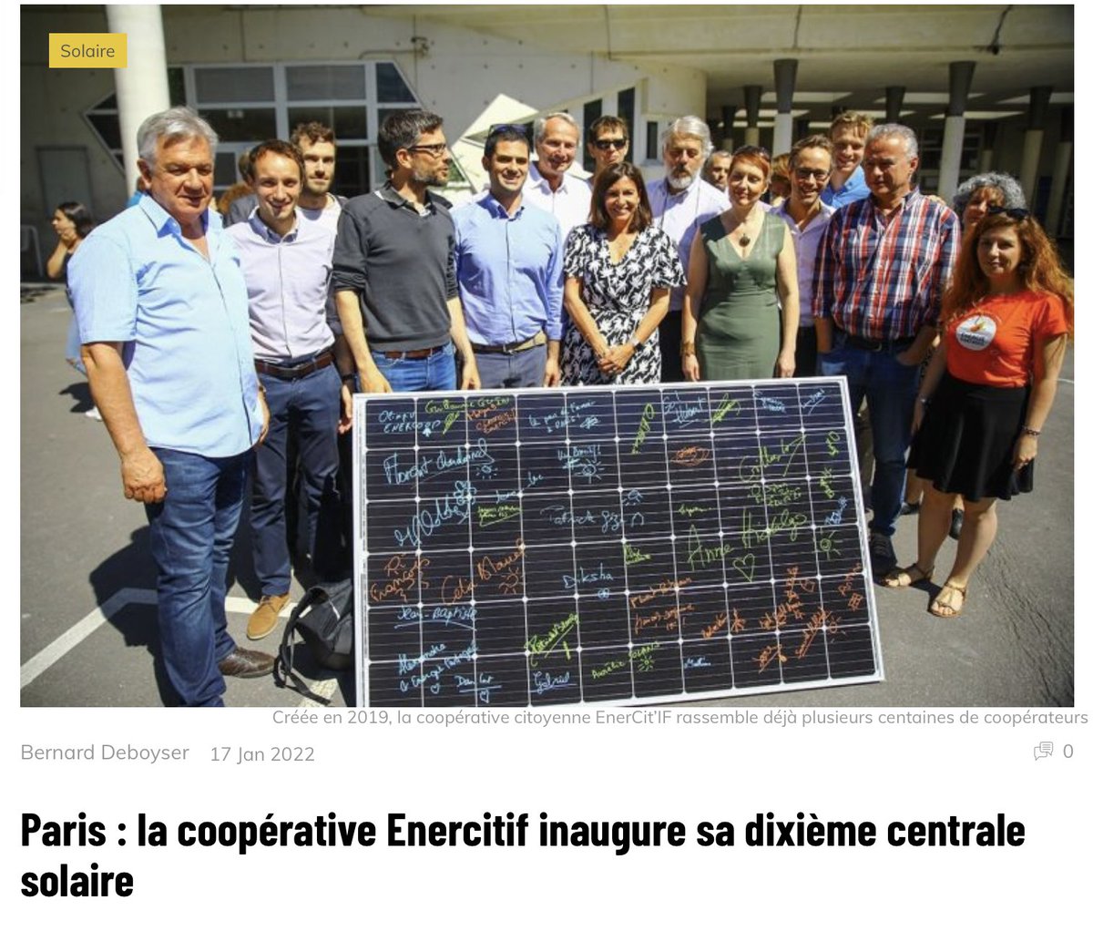 Une réalisation #MadeBySunvie ☀💪

➡️ revolution-energetique.com/paris-la-coope…

#TransitionÉnergétique #EnR #Solaire