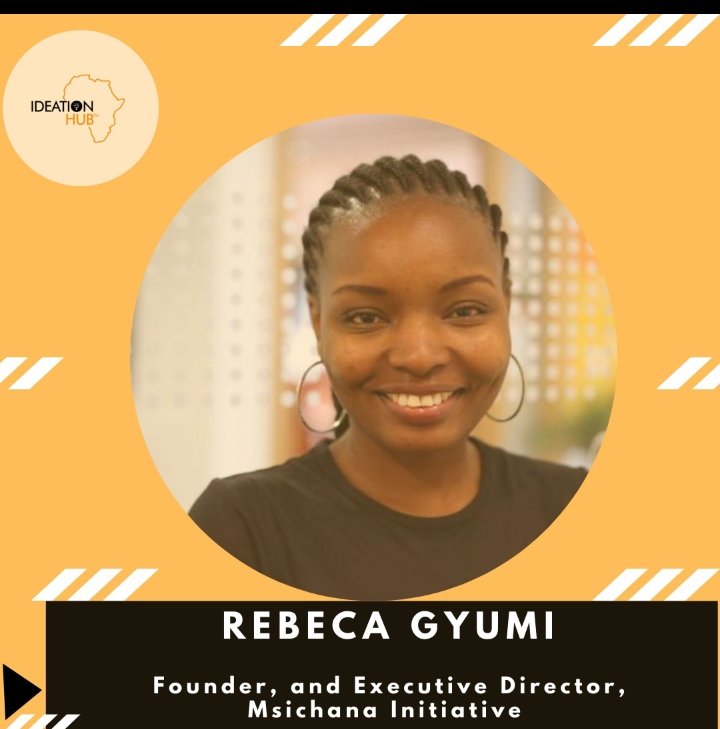 Hello Social saviours,

Today we are shining the #Changemakerspotlight on @RebecaGyumi a Tanzania lawyer, Founder, and Executive Director of Msichana Initiative, a local Tanzanian NGO working to advance and empower girls’ rights in society.

#IdeationHubAfrica
#Socialsaviours