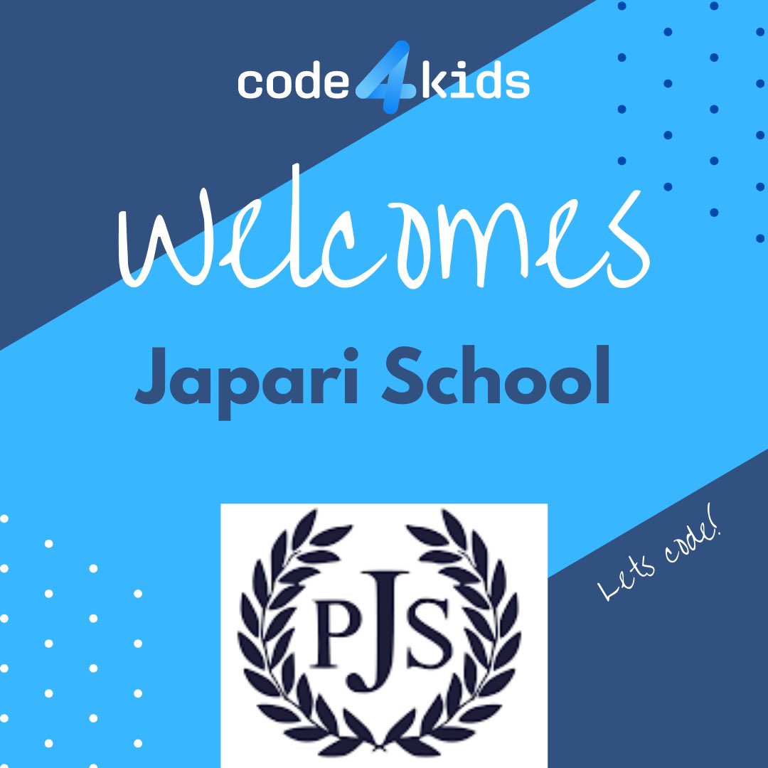 A warm welcome to <a href="/JapariSchool/">Japari School</a> who signed on to introduce <a href="/getcode4kids/">getcode4kids</a> to their learners this year!