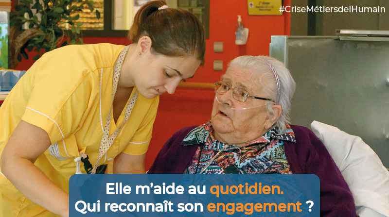 AAuteuil's tweet photo. 64 000 postes vacants dans le #social et le médico-social ! Sans ces professionnels, qui sera aux côtés des personnes en perte d’autonomie ? Accompagner les plus vulnérables nécessite du personnel en nombre suffisant, mieux payé et mieux reconnu. #CriseMétiersdelHumain https://t.co/NaNvnfv8Cu