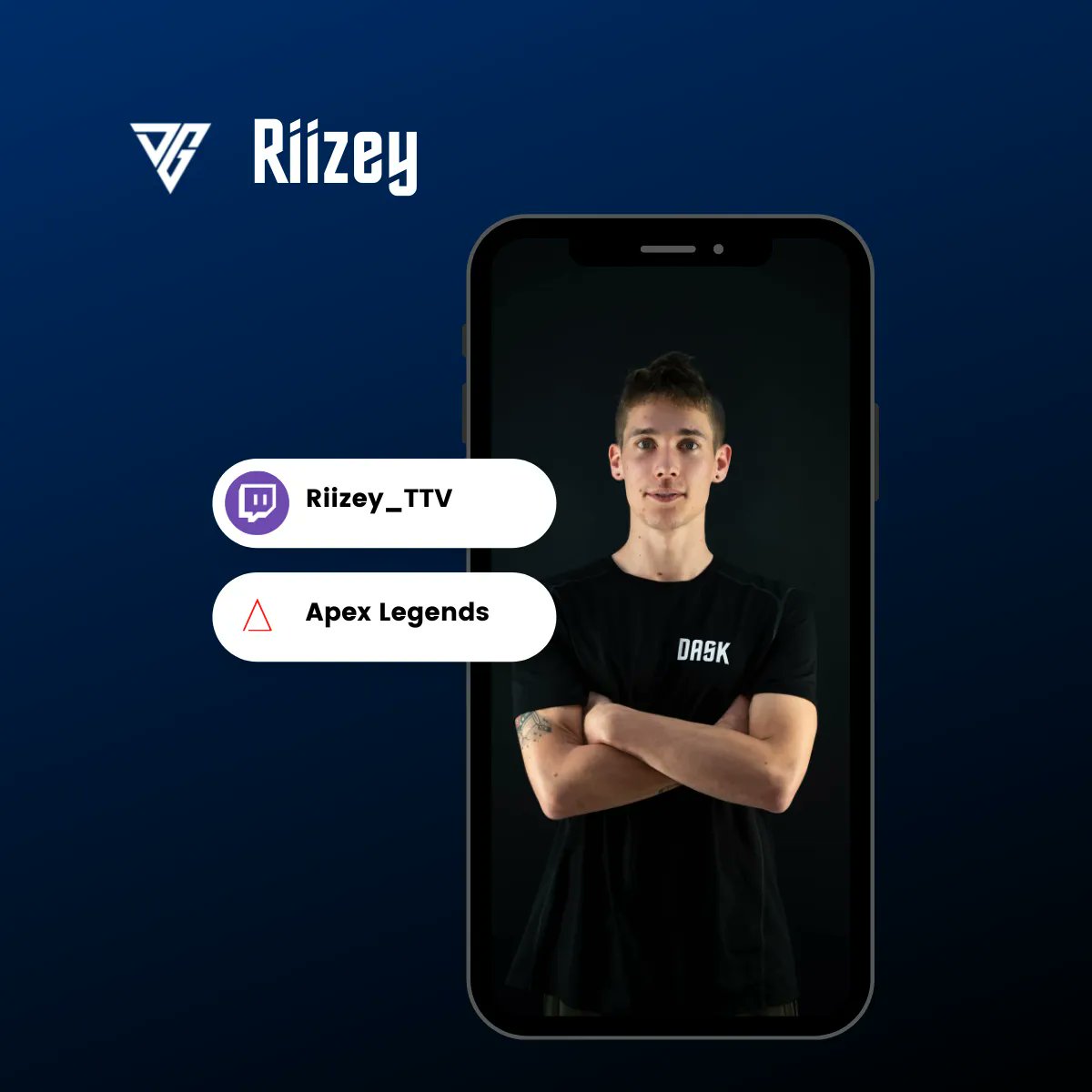 MEET RIIZEY 🤍🖤
Riizey is one of the founders of the DASK organization. He has had a huge impact on the whole journey.

dask.gg 💻
#esport⁠
#dask
#gaming⁠
#playapex
#apexlegends
#apexclips
#twitch