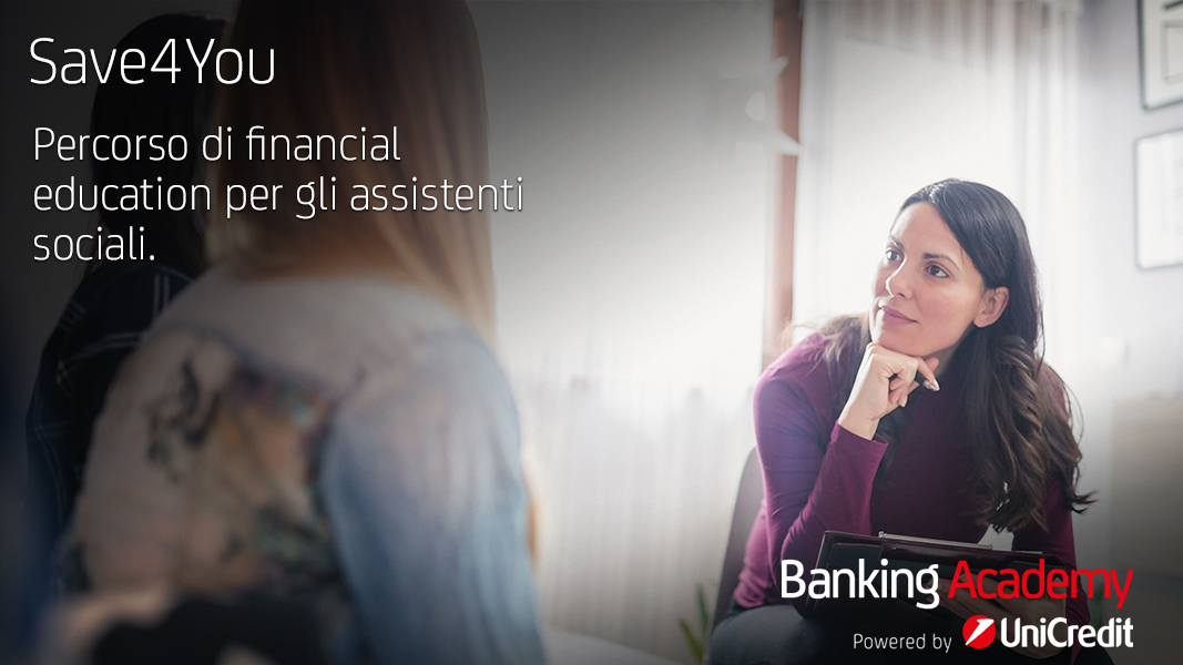 UniCredit_IT's tweet photo. #UniCredit4Education: #BankingAcademy di #UniCredit lancia una nuova edizione del programma di #educazionefinanziaria #Save4You dedicata agli assistenti sociali per prevenire la violenza di genere e favorire l’inclusione sociale con @unimib e Fondazione Naz. Assistenti Sociali. https://t.co/uC3N52e8j5