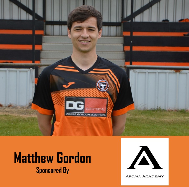 Saturdays MOTM was Matthew Gordon who is proudly sponsored by Aroma Academy.

Matthew came on mid way through the 1st half and was an instant impact as well as grabbing Uniteds only goal in the match