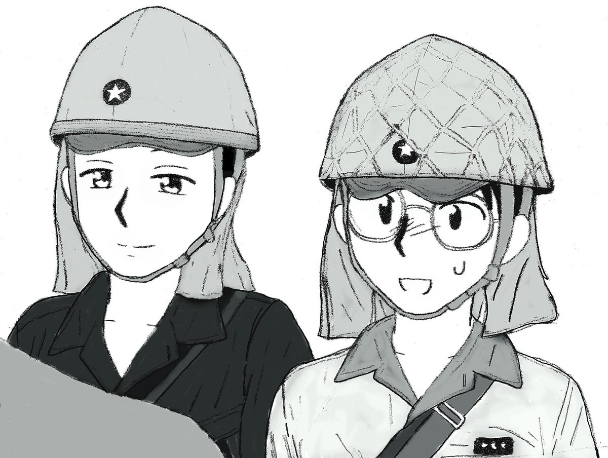 最近の絵が日本兵祭り()

いずれも楠木先生キャラ 