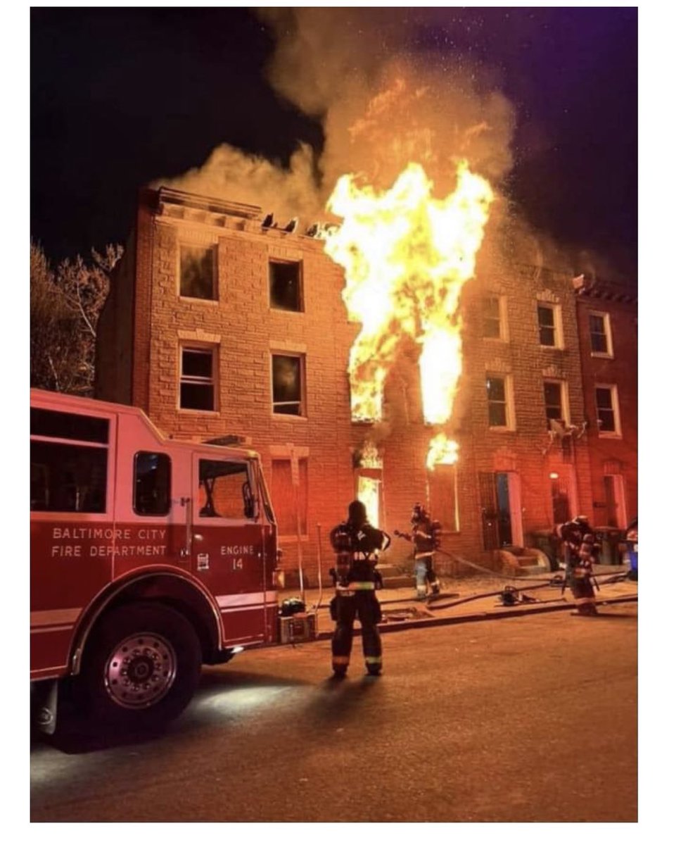 Redwood00051's tweet photo. Last picture taken of Baltimore City Engine Co 14, before these brave men and woman made their initial attack. Rest In Peace Brave Warriors. https://t.co/On06LkBAvL