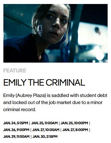 tinseltine's tweet photo. #Sundance2022 I had a whole day of crooked and/or crazy men leading dark haired females down very dark paths PALM TREES AND POWER LINES, EMILY THE CRIMINAL, RESURRECTION these women have gone through it!
#SundanceFilmFestival2022 #womeninperil https://t.co/KRe1Q9xZEJ