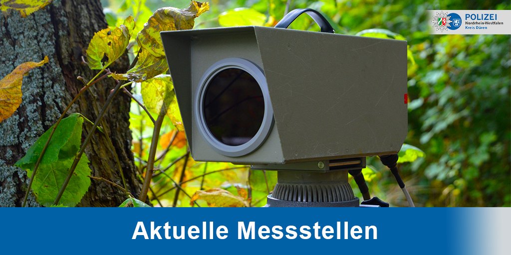 polizei_nrw_dn's tweet photo. #PolizeiDüren Unsere #Messstellen heute:
- Krauthausen, B56
- Jülich, Waldstraße
- Jülich, Adenauerstraße
- Vlatten, B265
- Wollersheim, B265
- Vettweiß, L264
- Düren, Valencienner Straße https://t.co/2eDqVM5vbb