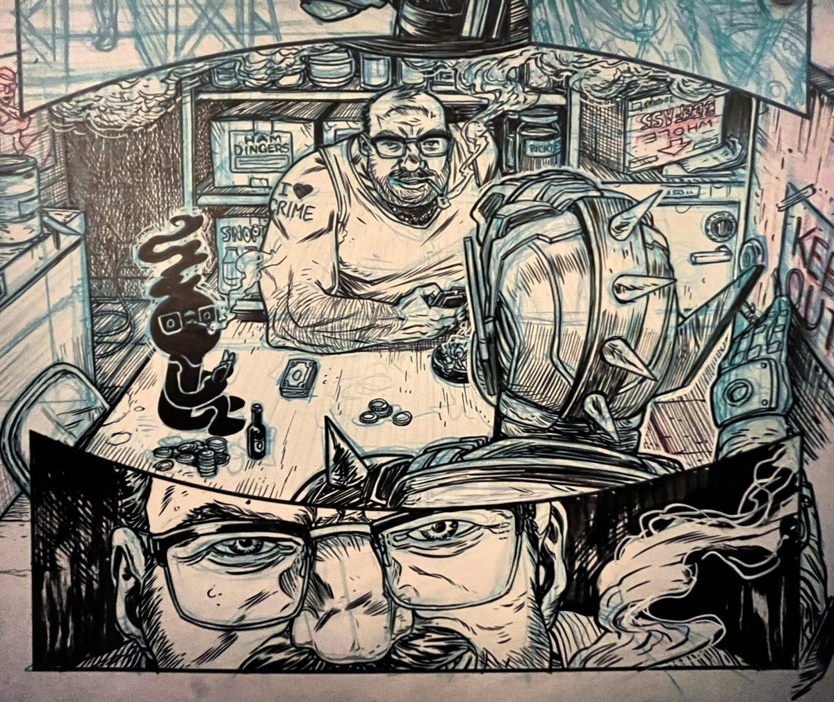 RyanBrowneArt's tweet photo. The best part about having a little floating genie is that you always have someone to play cards with. #8billiongenies #8bg https://t.co/QMTN6y9MDg