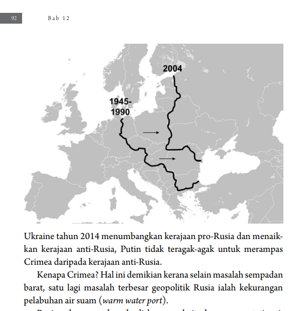 AymanRashdanW's tweet photo. Tak larat nak cerita panjang isu Ukraine ni. Boleh baca dalam DTT 3. 

Basically isunya sama je dari dulu. Rusia memerlukan "buffer zone" antaranya dan NATO. Tapi Ukraine mengada-gada nak masuk NATO (yang akan buat Rusia hilang buffer). 

So Rusia nak bagi warning saja. https://t.co/au0Ae6mguK