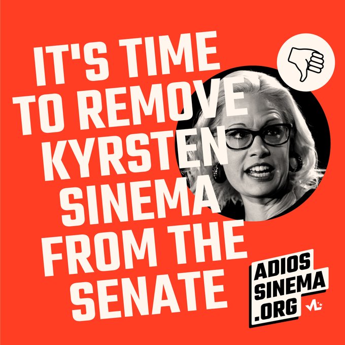 It will be interesting to see what Sen. Sinema does after leaving (not re-elected) office... 

Will she work for the GOP? Or work as a lobbyist? Will she find an incredibly lucrative job somewhere?

#DemVoice1 
#AdiosSinema 
#PrimarySinema 
#SinemaForSale