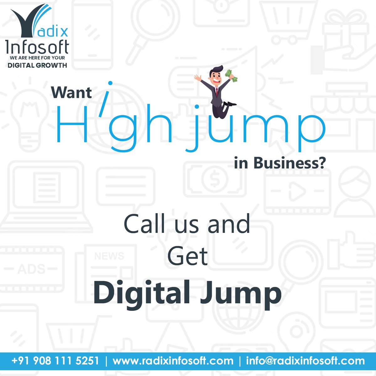 radixinfosoft's tweet photo. Get Digital Jump and Expand your Business Digitally!

Visit: https://t.co/wRvWcSx8Ir

#radixinfosoft #digitalmarketing #marketing #webdesign #website #businesswebsite #websitedevelopment #socialmediamarketing #graphicdesign #branding #digitalmarketingagency https://t.co/Esk9LsUhrt