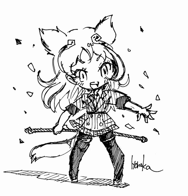 ソンゴクウのフレンズ
全身公開前に描いたものですよ!_φ(・_・)

#けもフレ
#けものフレンズ 