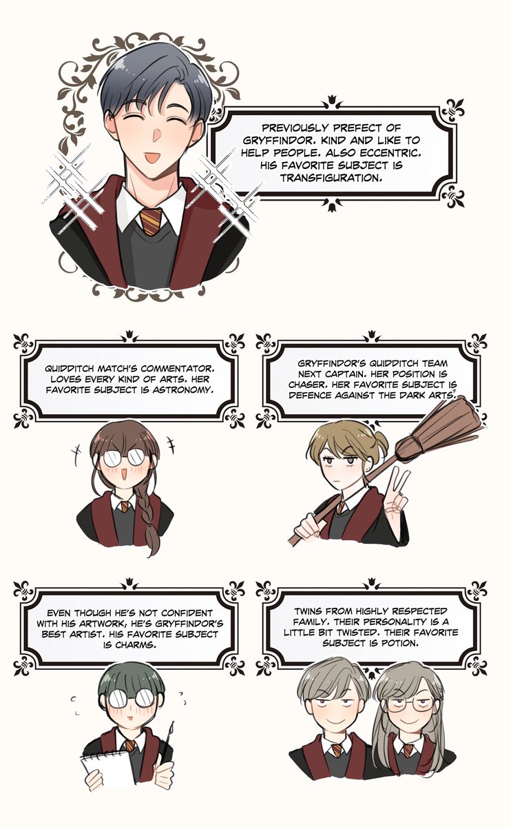 If WMP characters are in Wizarding world🦉✨

Here's the Gryffindor squad! 