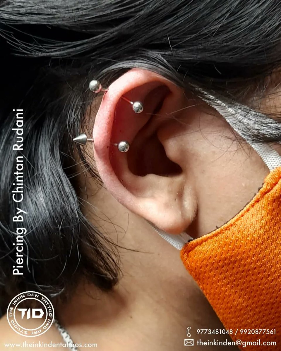 theinkinden's tweet photo. Ear Piercing (Lobe and Helix)

By @theinkinden @chintanrudani

#piercings #piercing #earpiercing #helixpiercing #lobepiercing #doublehelix #upperlobepiercing #chintanrudani #indiantattooartist #indianartist #piercingartist #piercingjewelry https://t.co/2QwaZJOuHd
