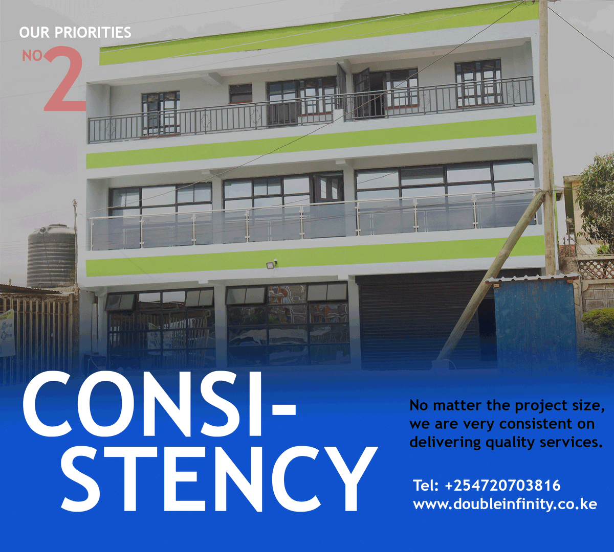 company_double's tweet photo. In the construction industry, consistency is very important to our clients. Be it a small project or big project consistency is our priority and our selling point.
https://t.co/6SBCZfD4ZW | Tel +254720703816
#MombasaMasterPlan #WarOnGraftVictories #DayBreak #KameneAndJalas https://t.co/Mlv8c4hUkN