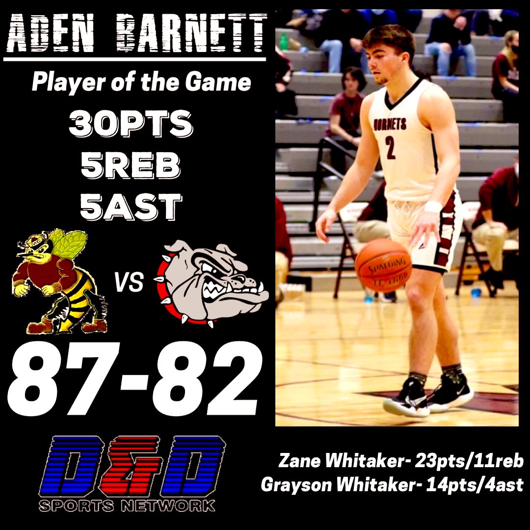 DDSportsNetwork's tweet photo. Huge upset in Mountain Basketball tonight, behind a “Double-Double” from Zayne Whitaker and a 30 spot from @adenbarnett_, Magoffin County knocks off the #4 ranked Lawrence County Bulldogs!! https://t.co/s5QEKXWa5c