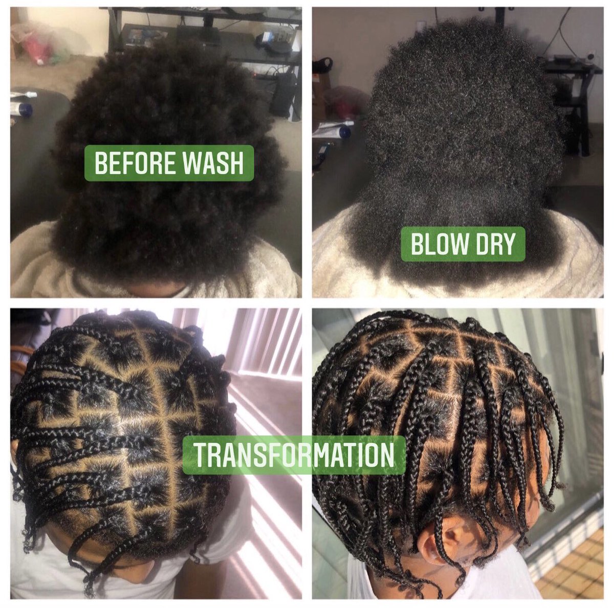 Thee9Studio's tweet photo. ☝🏾Hair texture is NEVER an issue 😌
.
.
.
.
.
.
#braids #braider #naturalhair #protectivestyles #mensbraids #womensbraids #hair https://t.co/decSRTXxM9