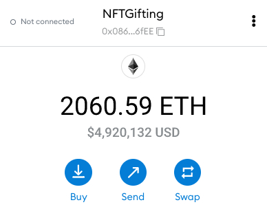 NFTGifting's tweet photo. ⭐️ AirDropping 4000$ in $ETH ⭐️

✅ Retweet + Follow
✅ Drop Your #ETH Wallet! 👇

💰 8 Lucky Winners! ~ 48Hrs ⏱️ https://t.co/9lFVEAclGJ