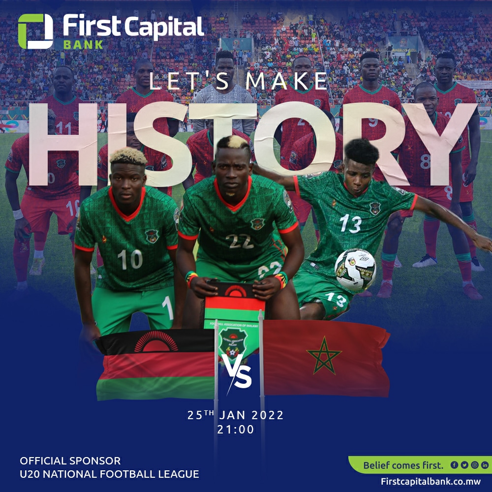 FirstCapital_Mw's tweet image. Today we make history. Belief got us this far and belief will see us through.  Let’s go Flames, burn like never before 🔥