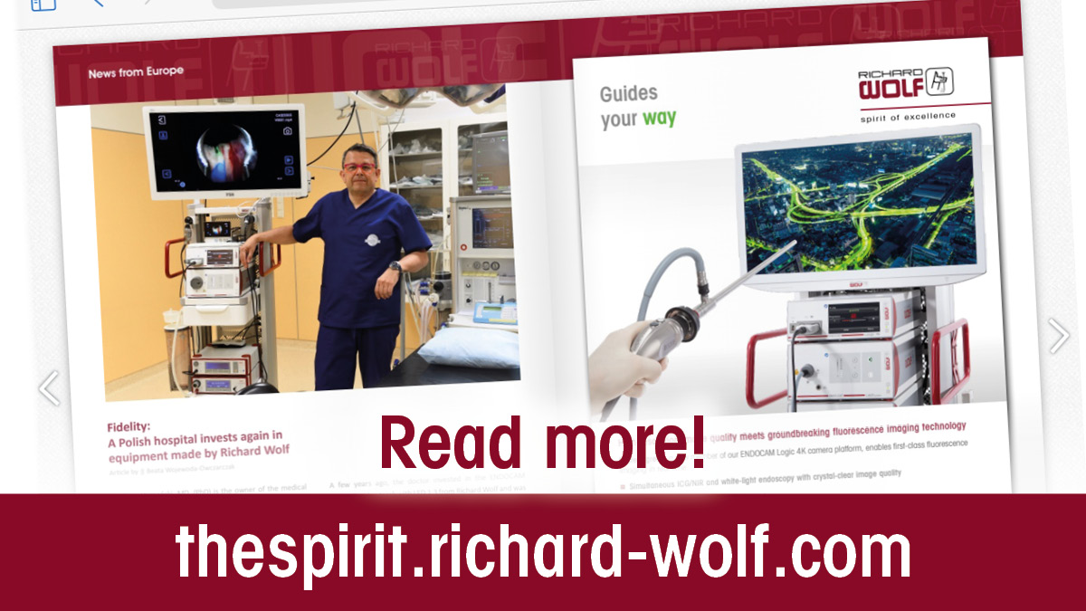 A Polish hospital invests again in the equipment made by Richard Wolf. Many thanks to Dr. Piotr Humanski (MD), (PHD), owner of the medical facility "Specjalista" in Kutno!👉bit.ly/3q61smy
#RichardWolf #RichardWolfGroup #TheSpirit #emagazine #Surgery #Imaging #medicine