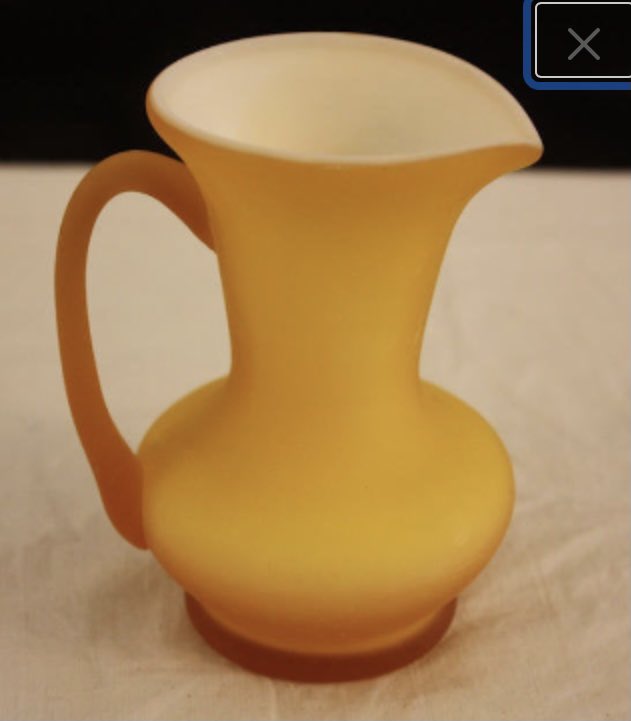 emmasattic98's tweet image. Vintage Kanawha Authentic Peachblow #264 Miniature Pitcher, "Lemon” by EmmasAtticTreasures etsy.me/3IzKSmJ via @Etsy #Miniature #Pitcher #Lemon #Kanawha #AuthenticPeachblow