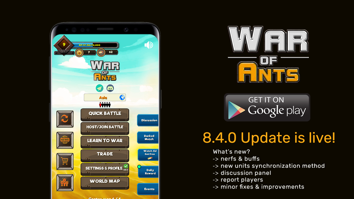 [Improvement update]
🔼8.4.0 update is live✅ loaded with some little new excited features!

Android download👉bit.ly/37mSFnV

#unity3d  #indiegame  #poweredbyenjin #BlockchainGaming  #NFTs  #cryptocurrency