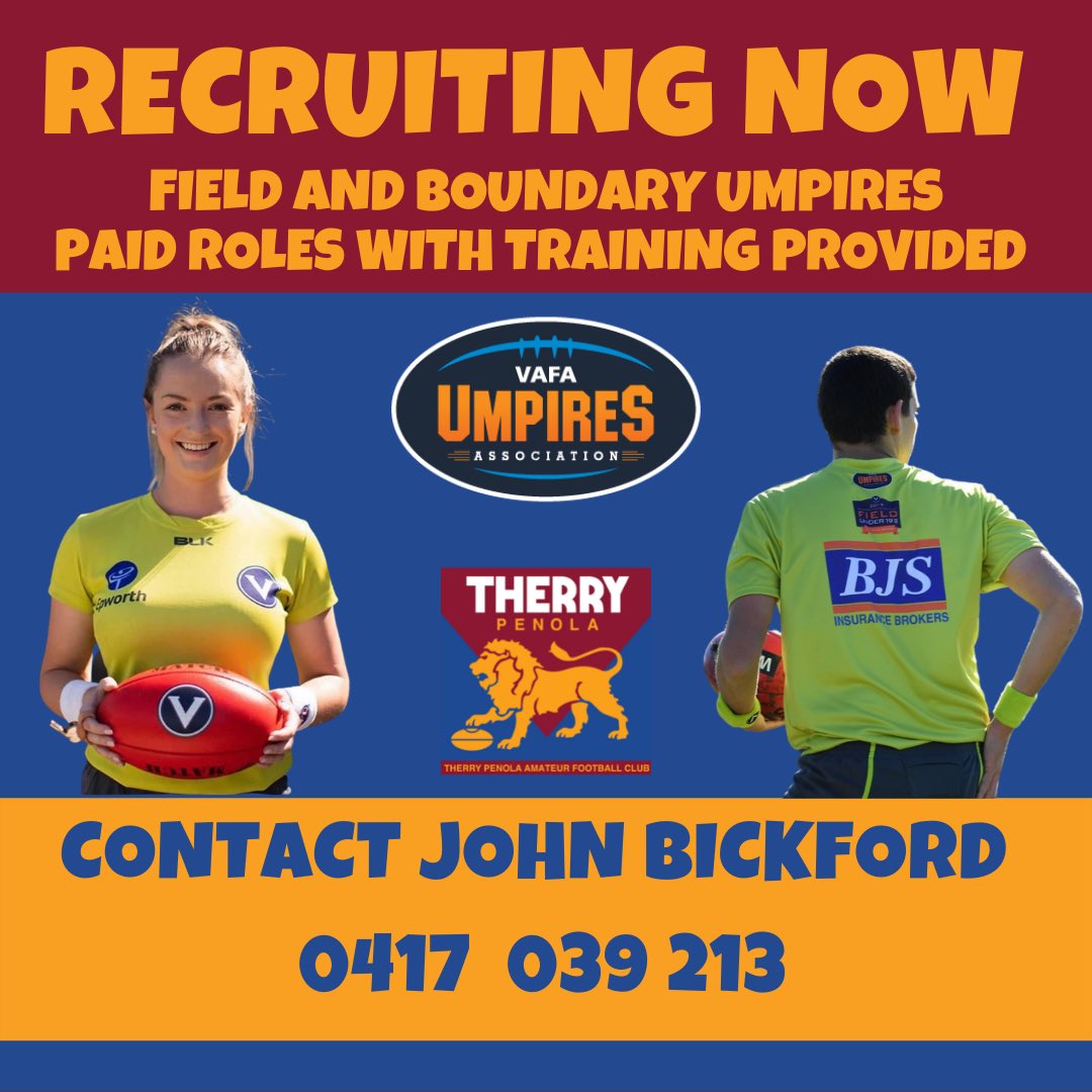 With training having started back we are now looking forward to practice matches and the start of the season and this can’t go ahead without Umpires! 

We are looking for club field (central) and boundary umpires. These are paid roles and any necessary training will be provided.