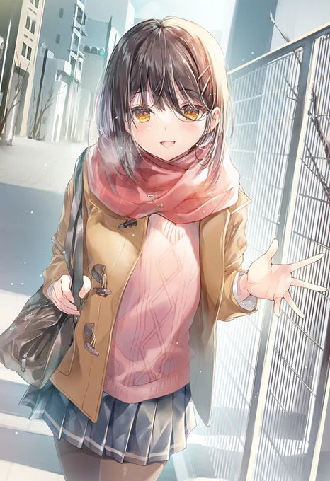 今日の黒髪ちゃん🤚 