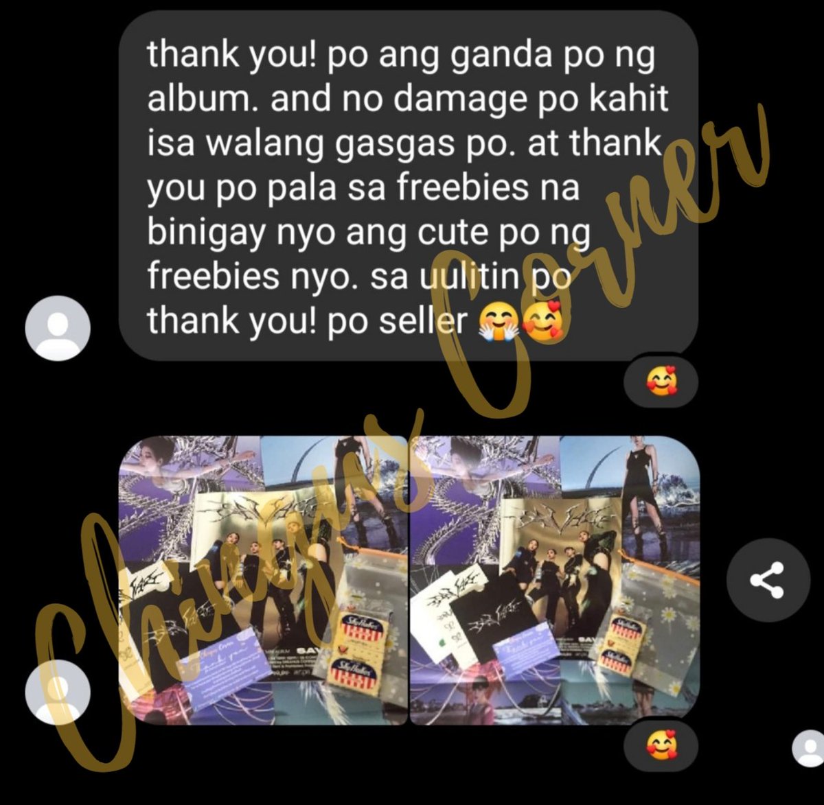 ChingusCorner's tweet photo. Another feedback! Nakakatuwa talagang makareceive ng ganito. 🥰 Thank you for trusting us po!
#ChingusCorner_Proofs https://t.co/27WwtETuEX